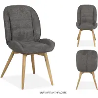 Molecule Lilly Eetkamerstoel Art Antraciet - Moderne en Comfortabele Keuze