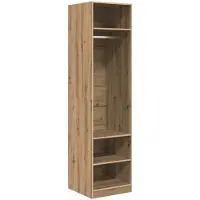 vidaXL Kledingkast Artisan Eiken 50 x 50 x 200 cm Bewerkt hout