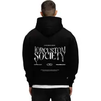 JorCustom UncommonMinds Fleece Oversized Hoodie - Maat l