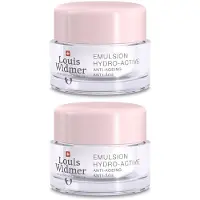 Louis Widmer Hydro-Active Emulsie Licht Geparfumeerd 2x50 ml Emulsie