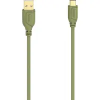 Hama Flexi-Slim, 0,75 m, USB-C, USB-A, USB 2.0, 0,48 Gbit/s, groen