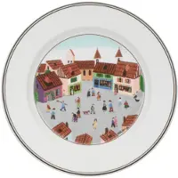 Villeroy & Boch Design Naif Tallrik Village 27 Cm - Dinerborden Porselein White - 1023372625
