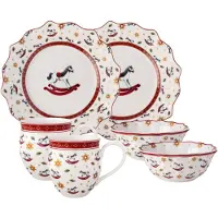 Villeroy & Boch Toy's Delight Ontbijtset - Overige kersttafel decoratieware Porselein Multi - 14-8585-7289