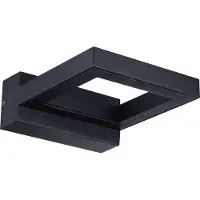 Sylvania armatuur surface wall square zwart