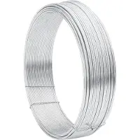 vidaXL Binddraad voor hekken Zilver 80 m