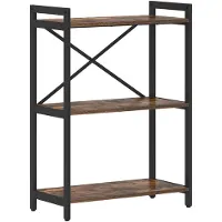 vidaXL Boekenplank 60 x 30 x 85 cm Bewerkt hout Rook Eiken