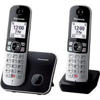 Panasonic DECT KXTG6852NLB Duo Zwart