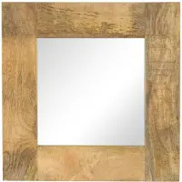vidaXL Spiegel 50x50 cm massief mangohout