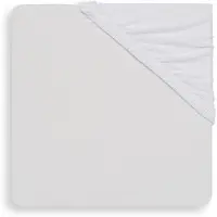 Jollein - Baby Hoeslaken Peuterbed Jersey (Wit) - Katoen - Hoeslaken Peuter, Hoeslaken Juniorbed - 70x140/75x150cm