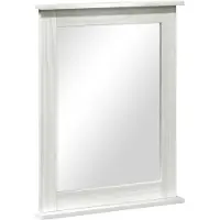 vidaXL Spiegel VIGO Antiek wit 55,5 x 5 x 70 cm Massief grenenhout