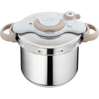SEB Roestvrijstalen snelkookpan, 9 L, Inductie, 5-puntsveiligheid, Made in France, Clipso Minut Eco Respect P4624970