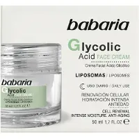 Babaria Glycolzuur Celvernieuwende Gezichtscrème 50 ml