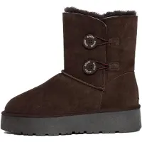 Gooce Boots 'Hubbard' chocoladebruin