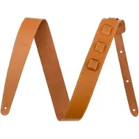 Fender 2" Essentials Leather Strap Tan