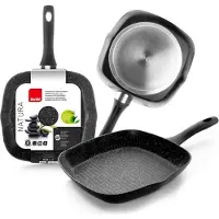 Ibili Natuurlijke Geribbelde Grill 28x28 Cm