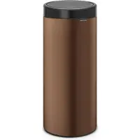 Brabantia Touch Bin Prullenbak - 30 liter - Warm Bronze/Matt Black deksel