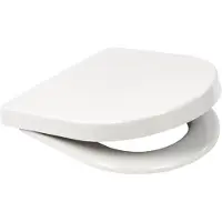 Plieger Kansas toiletzitting met softclose en quick release wit
