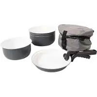 Bo Camp - Pannenset - Trekking - 5-Delig - Keramische coating - Aluminium