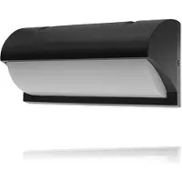 Enzo LED Wandlamp 12W rechthoek zwart 3000K - 5082200