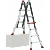 Altrex 503734 Varitrex Tele PRO+ Telescopische Vouwladder - Max. Werkhoogte 4,9m - 4x4 Sporten