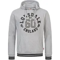 Lonsdale Sweatshirt 'Mamhead' grijs gemêleerd / zwart