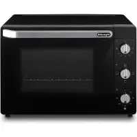 De'Longhi EO40112.BK, Kleine elektrische oven, 40 liter, 2000 watt, inhoud: 40 liter, temperatuur: 80 - 230 °C