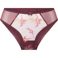 Lingadore Slip mosterd / lichtroze / bordeaux
