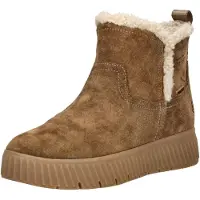 Tamaris Comfort leren enkellaarsjes voor dames 8-86422-45-365 , brede pasvorm met warme voering
