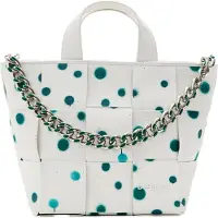 Desigual Shopper Schoudertas New Splatter Valdivia Shopping Bag White Wit