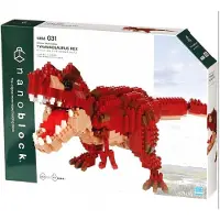 Nanoblock - Nanoblock - Dinosaurus Figuur - Tyrannosaurus Rex Deluxe - Baksteen Figuur 850 stuks - Bouwset Montage Model - Bouwpakket Speelgoed Kinderen 12+ Tiener Volwassenen - NBC031