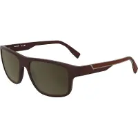 Lacoste L6057S Matte burgundy 57/17/145 MAN Zonnebrillen