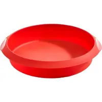 Lékué Cakevorm - Rond - ø 26 cm - Siliconen - Red