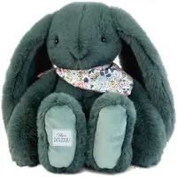 Doudou et Compagnie Doudou en Compagnie - Pluche Konijn Fleurette groen 35 cm
