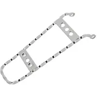 RSM Porte bagage pour Mobylette Peugeot 50 103 SP chrome torsade Neuf