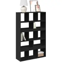vidaXL Boekenkast 100x33x156,5 cm bewerkt hout zwart
