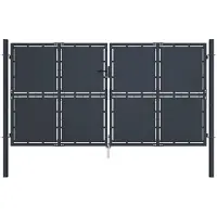 vidaXL Tv-meubel 101,5x39x43,5 cm koudgewalst staal zwart