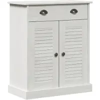 vidaXL Badkamerkast met plank VIGO Wit en Antiek Wit 68 x 34 x 80 cm