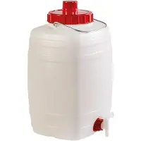 PADU Kunststof drankvat / drinkvat rechthoekig 20l (Gistingsvat)
