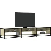 vidaXL Tv-meubel 270x40x46 cm bewerkt hout sonoma eikenkleurig