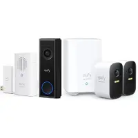 Eufy deurbel starterkit | 2K Video Deurbel + 2C Camera set + Deurbelgong - Voordeelbundel