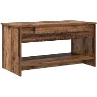 vidaXL Salontafel, gerecycled hout, 80 x 50,5 x 41,5 cm, houtvezel