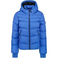 Cars gewatteerde jas blauw Jongens Polyester Capuchon Effen - maat 116