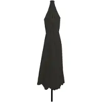 vidaXL Tuinparasol Zwart 395 x 395 x 245 cm Polyester
