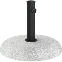 vidaXL Parasolvoet 20,9kg Lichtgrijs Betonkleurig Rond