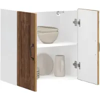 vidaXL Keukenbovenkast Kalmar bewerkt hout oud houtkleurig