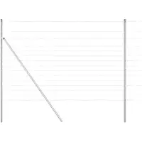 vidaXL Grond Fix Gelast Draadhek 50 x 1,6 m Gegalvaniseerd staal Mesh
