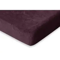 Eleganzzz Hoeslaken Flanel Fleece 35cm Hoekhoogte - bordeaux 80/90x200cm