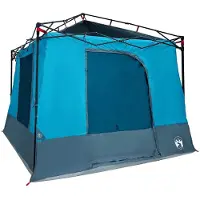 vidaXL Binnentent 6-persoons Blauw taft