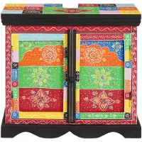 vidaXL Wastafelkast Bruin 60 x 35 x 55 cm Massief Mango Hout