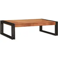vidaXL Badkamerrek voor Bruin 80 x 50 x 23 cm Massief Acacia Hout
